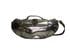 Mirror Vanity Metallic Clutch, back view